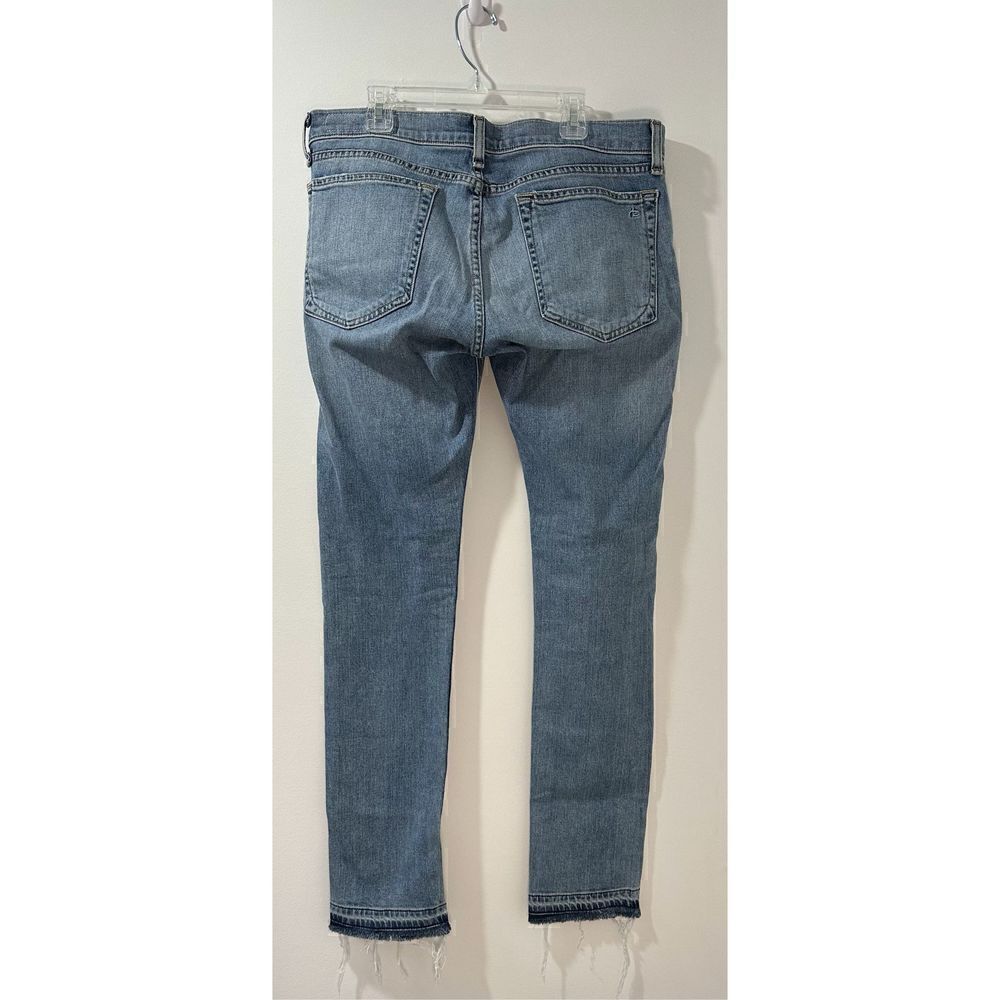 Rag & Bone women’s light wash jeans raw hem size 6/28. #17-0449 - Picture 2 of 6